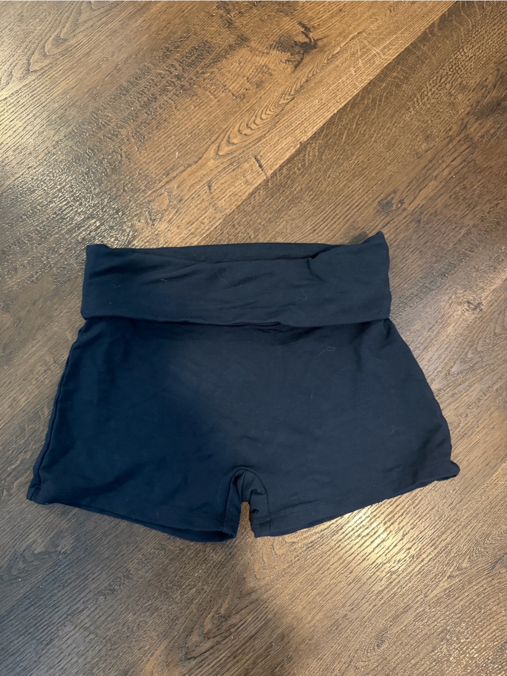 CSB Foldover Yoga Shorts - Navy - Picture 4 of 4